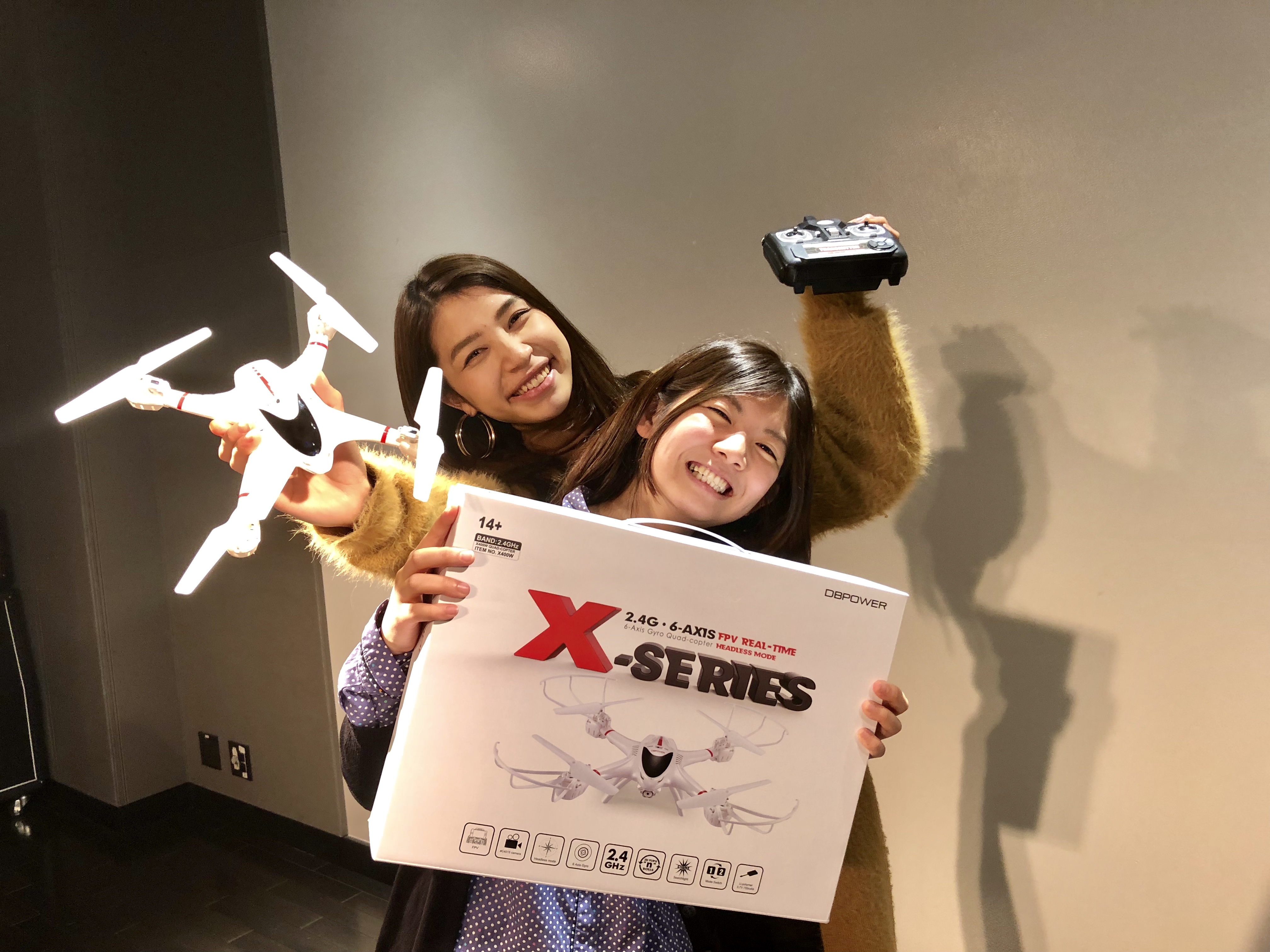 ドローン MJX X400W ドローンジョプラスと一緒に